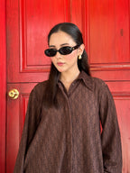 Brown Burberry Co-ords