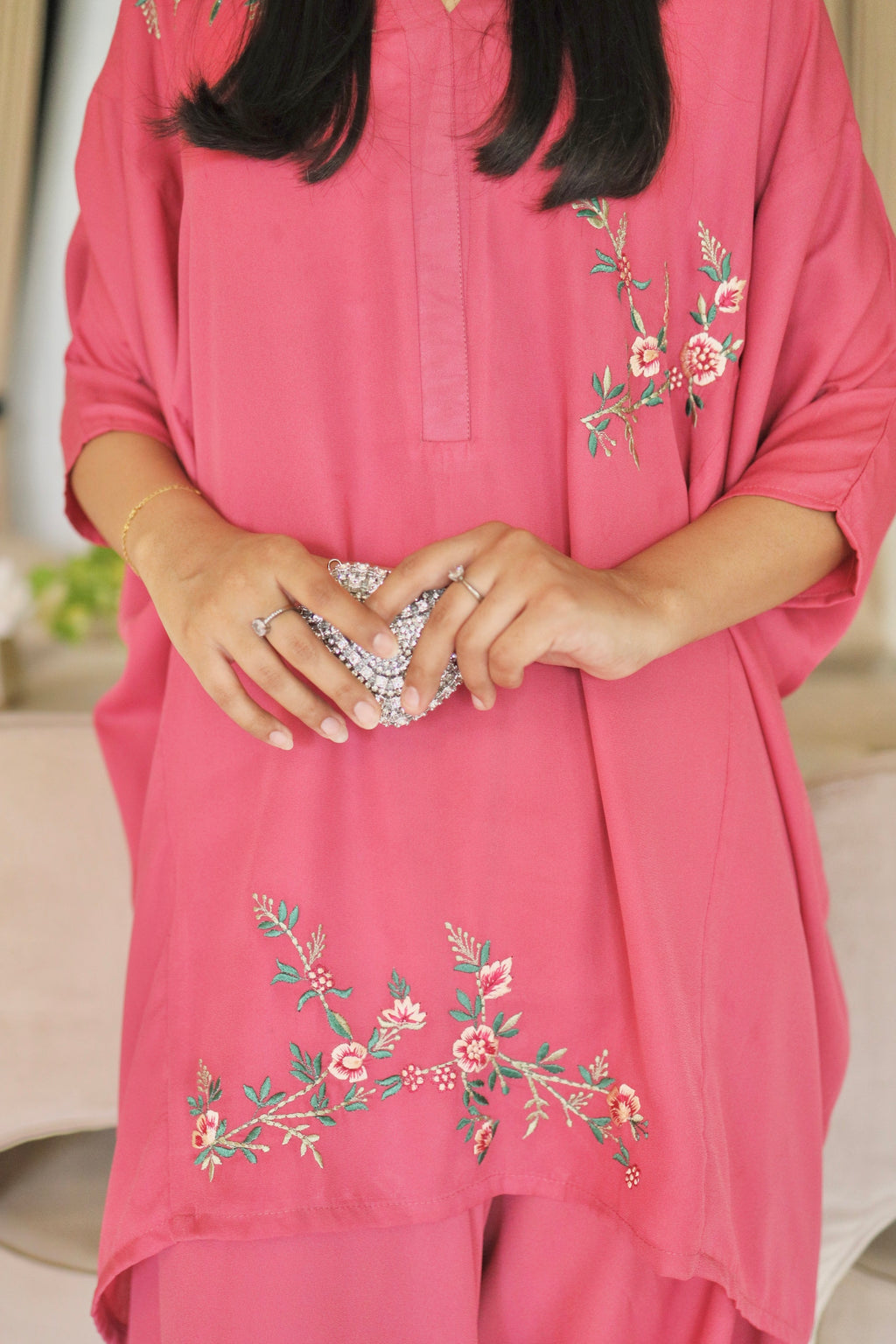 Hot Pink Drape Set