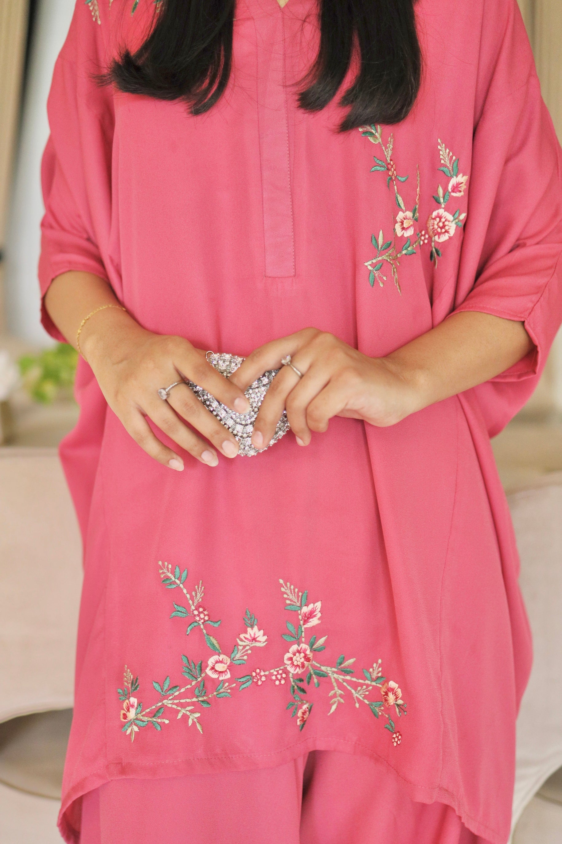 Hot Pink Drape Set
