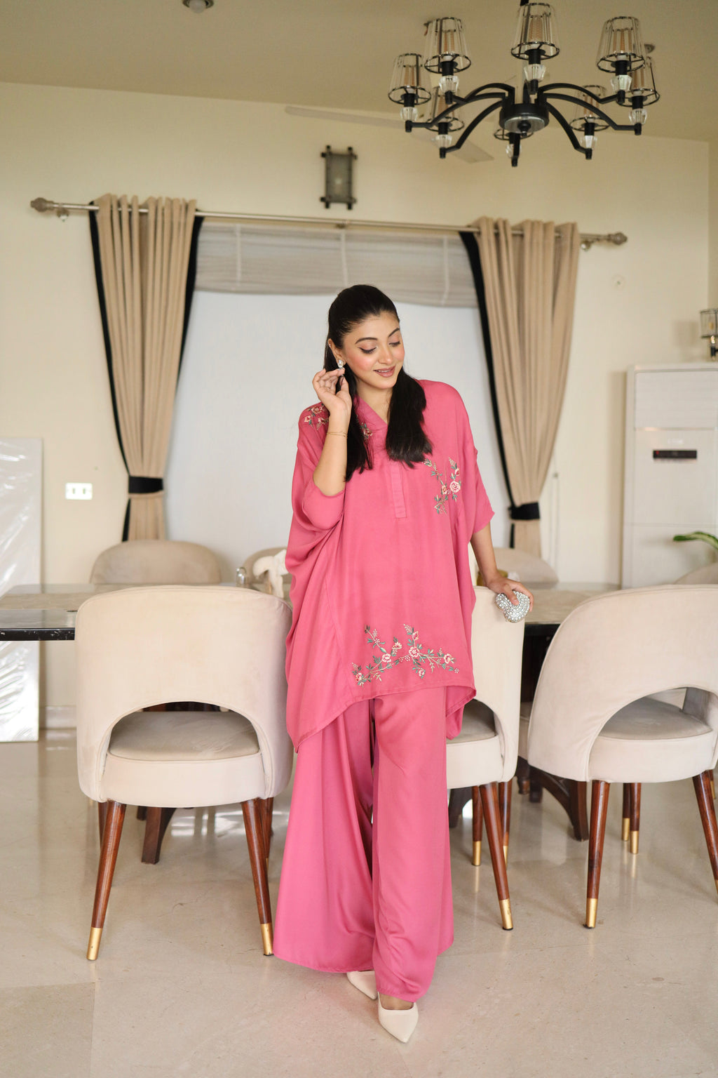 Hot Pink Drape Set
