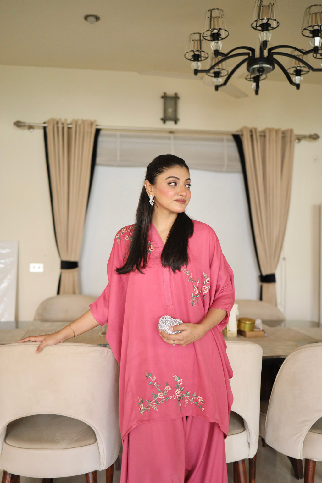 Hot Pink Drape Set