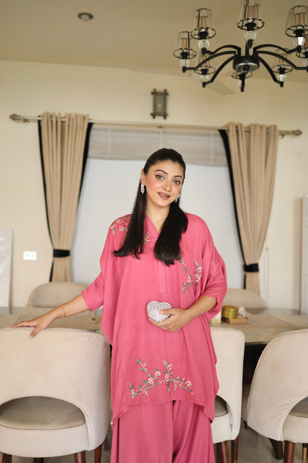 Hot Pink Drape Set