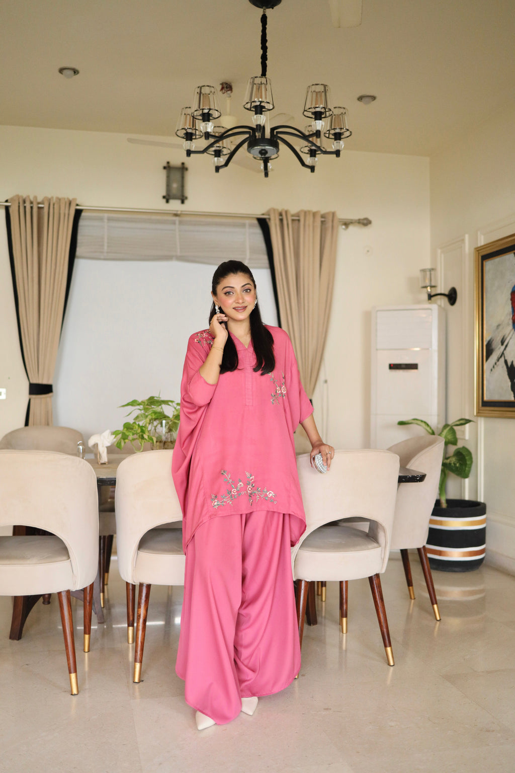 Hot Pink Drape Set