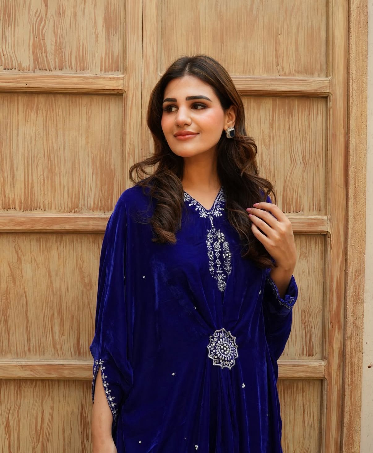 Royal Pulse Velvet Kaftan